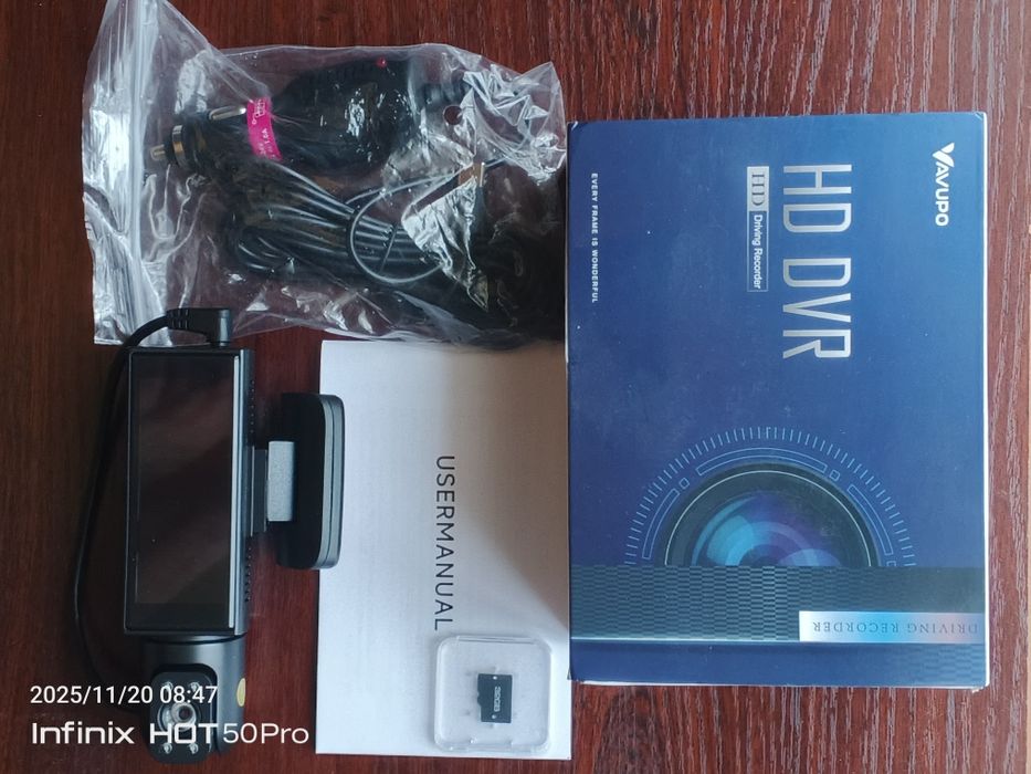 Видеорегистратор, 2 камеры, карта 32Gb