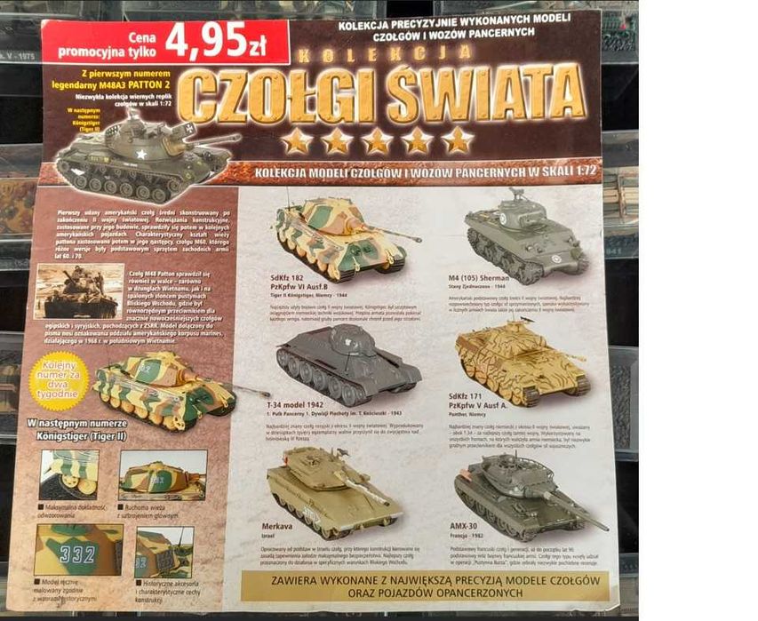 Kolekcja 48 czołgów Deagostini
