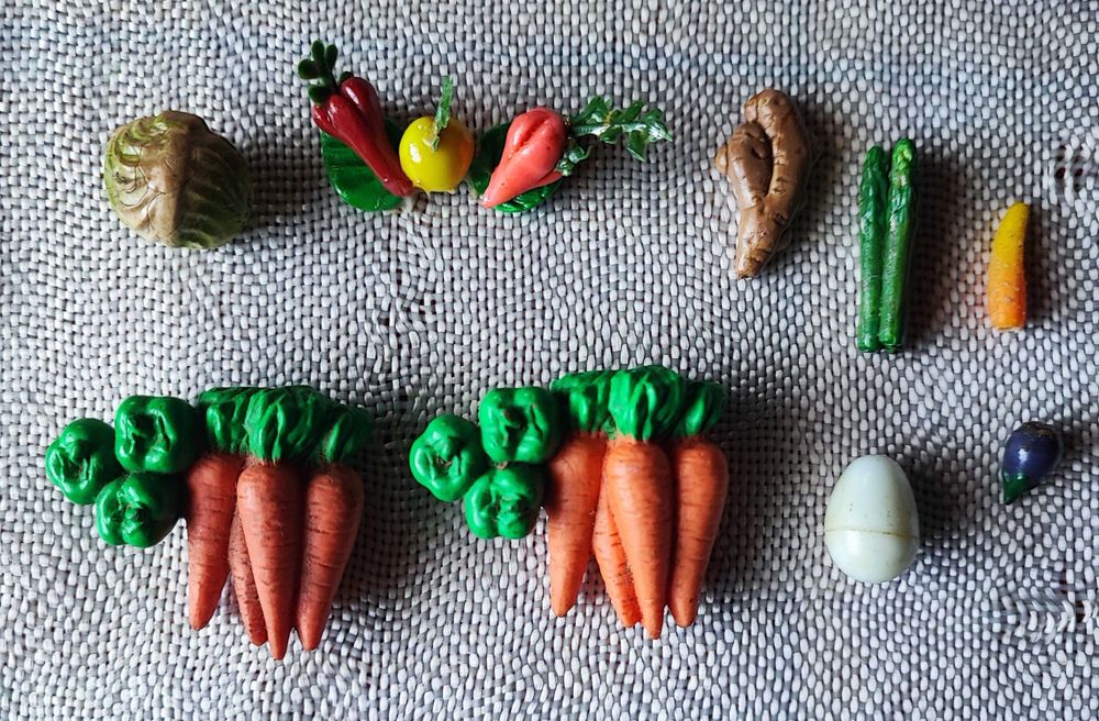 Lote de miniaturas - Legumes