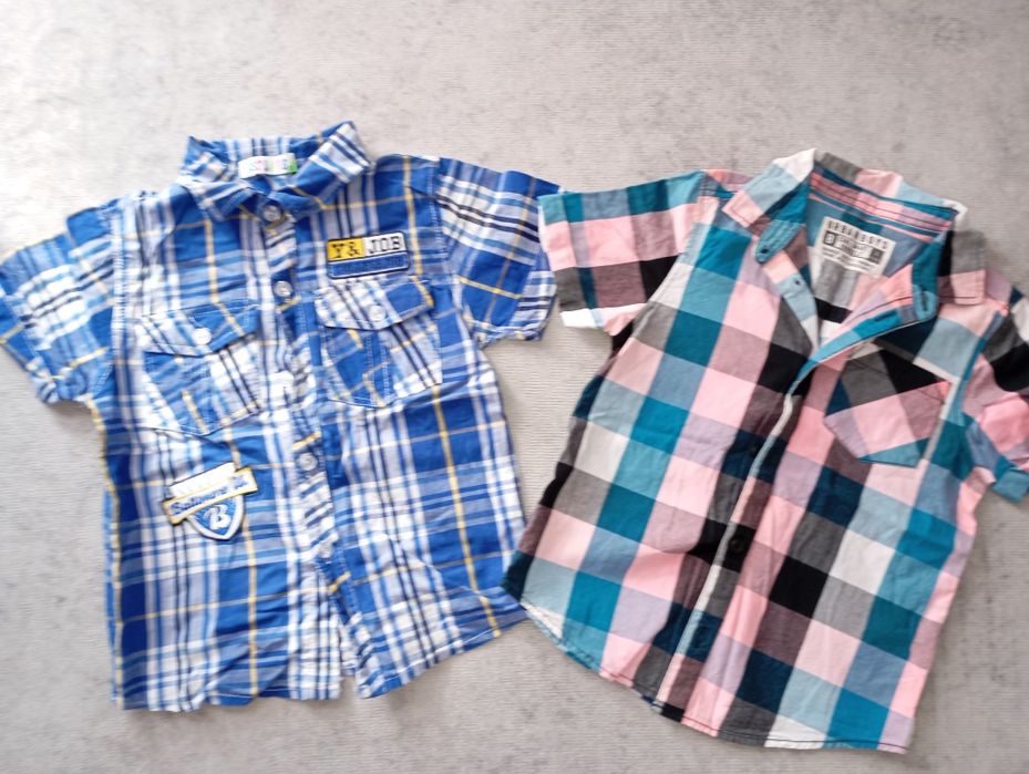 Zestaw lato dwie koszule z krótkim rękawem