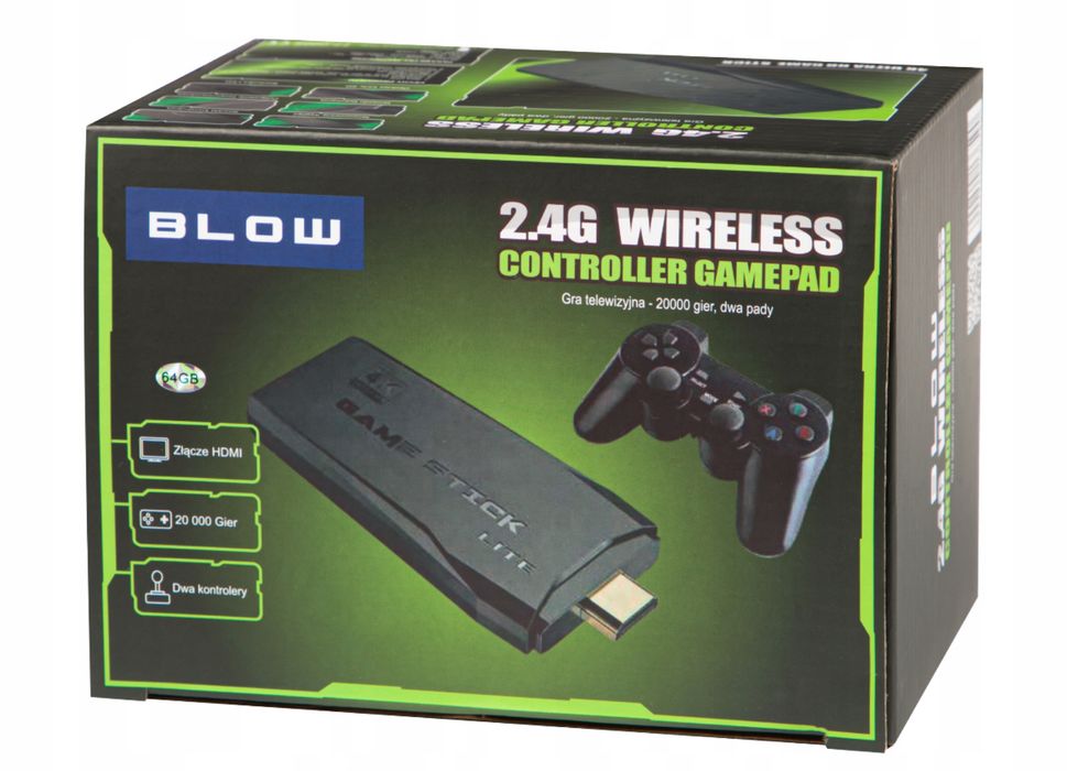 Gra telewizyjna mini retro konsola hdmi bezprzewodowa z 2 pady konsola