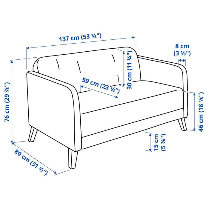 Sofá Ikea 2 Lugares