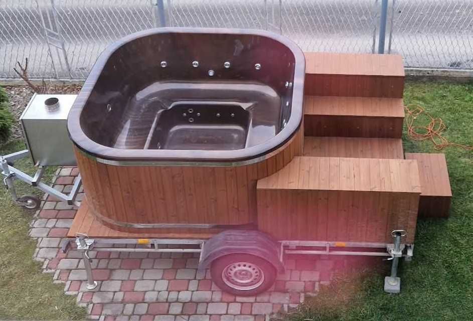 Mobilne SPA Jacuzzi Balia Ogrodowa  - wynajem