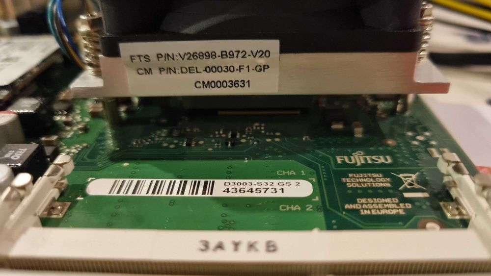 Motherboard ITX Fujitsu D3003-S32 (AMD G-T56N) + SSD Plextor 64GB + 3GB RAM | Ideal SERVIDOR/pfSense/OPNsense | Ultra Baixo Consumo (12w idle)