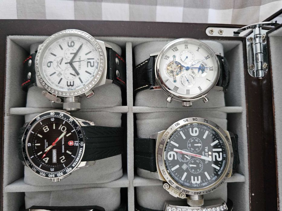 Mala Com  12  RELOGIOS 100% Originais Swiss Made VALOR REAL+4000 EUROS