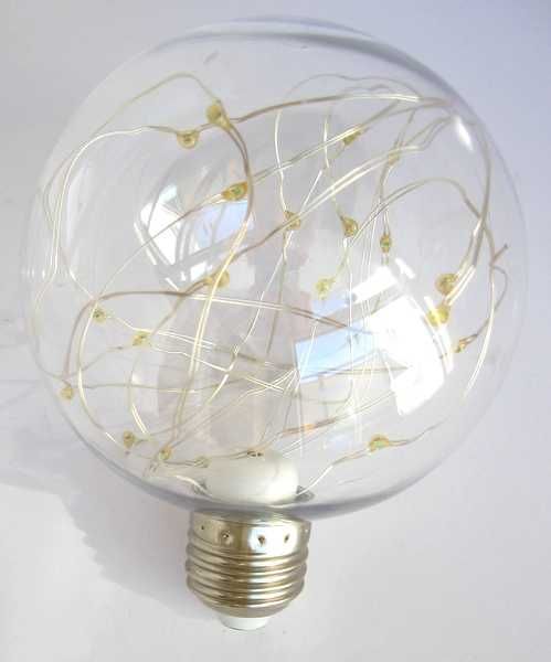 Żarówka ozdobna LED migająca – gwint E27 - 230V - na prezent