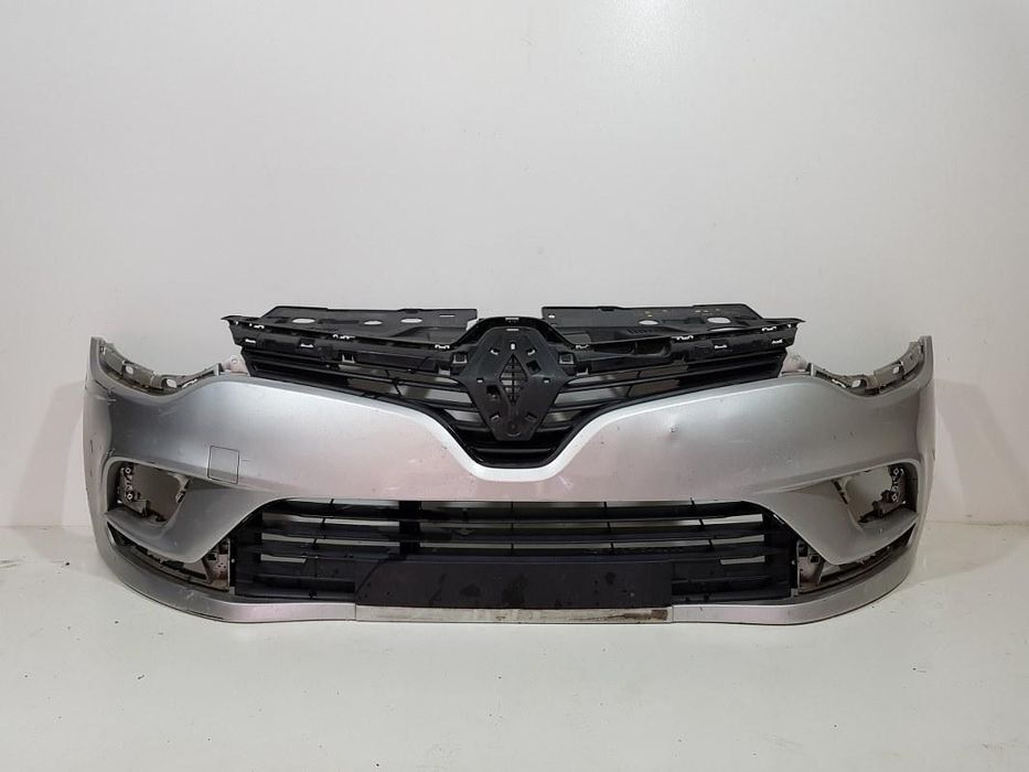 RENAULT CLIO IV 4 LIFT ZDERZAK PRZÓD PRZEDNI + KRATKA GRILL ORYGINAŁ
