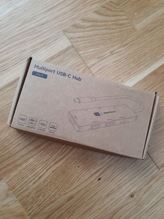 Konwerter multiport stacja dokująca USB C HUB 8K