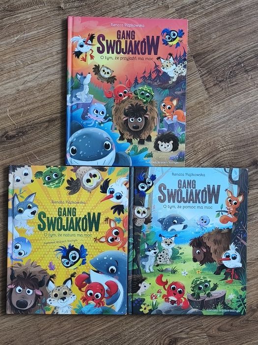 Książki dla dzieci z serii Gang Swojaków 3 szt.