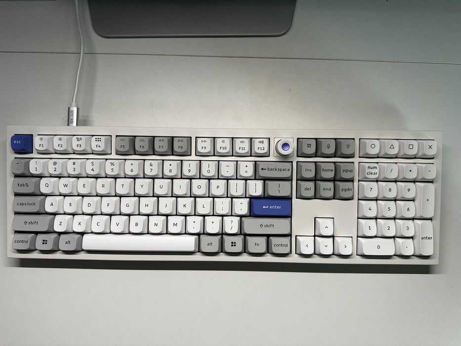 klawiatura Keychron Q6 HE 8K White – prawie nowa, TOP gaming + pisanie