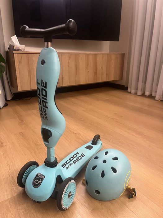 Scoot and ride niebieski