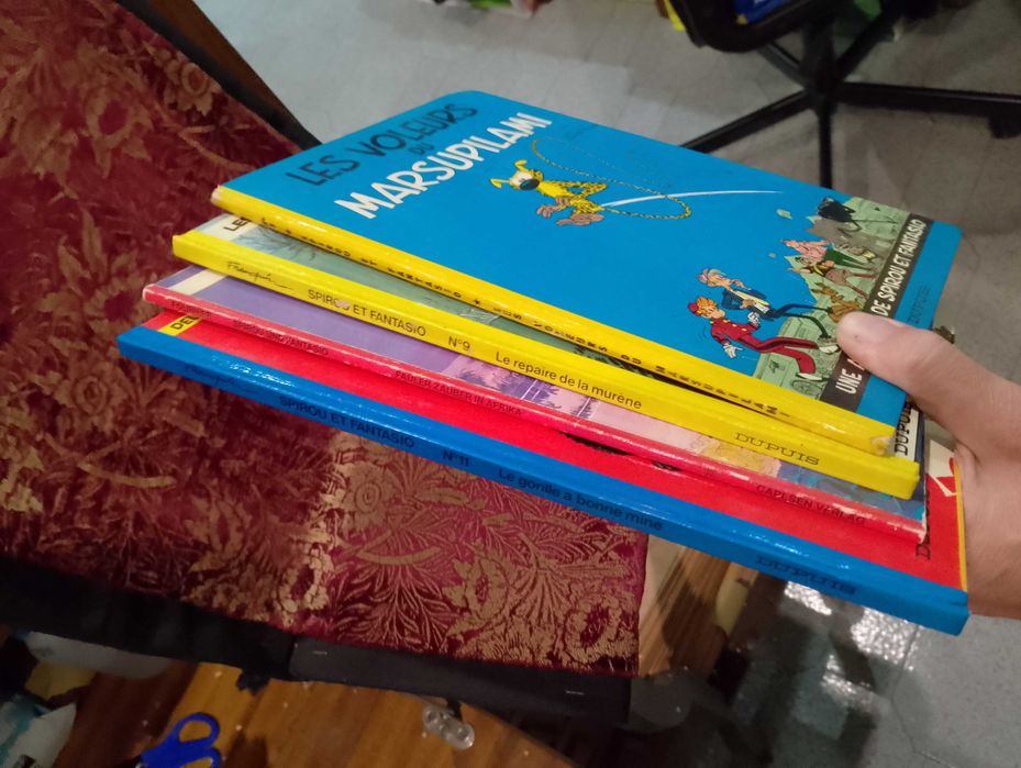 Spirou e Fantásio Edição Francesa e Alemã 4 unidades