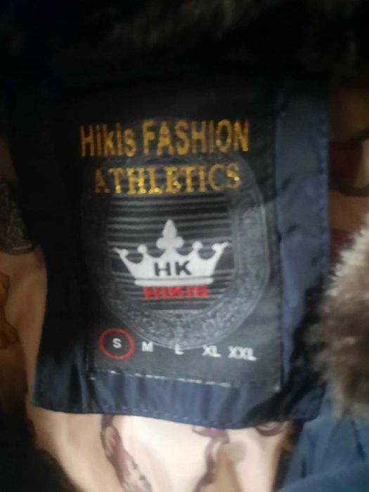 Kurtka zimowa pikowana granat S