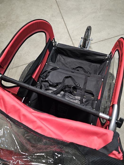Przyczepka Rowerowa + Jogger 2w1 DURAMAXX | Stan BDB