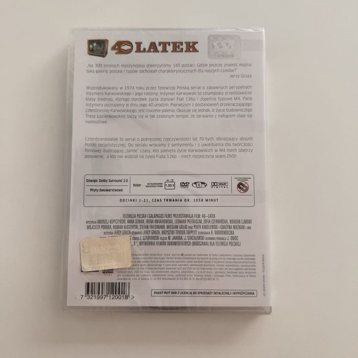 40 Latek Film Serial DVD Nowy