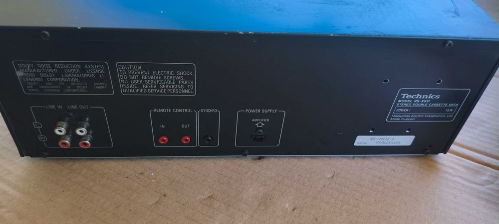 Дека касетна Technics RS-X911 магнітофон