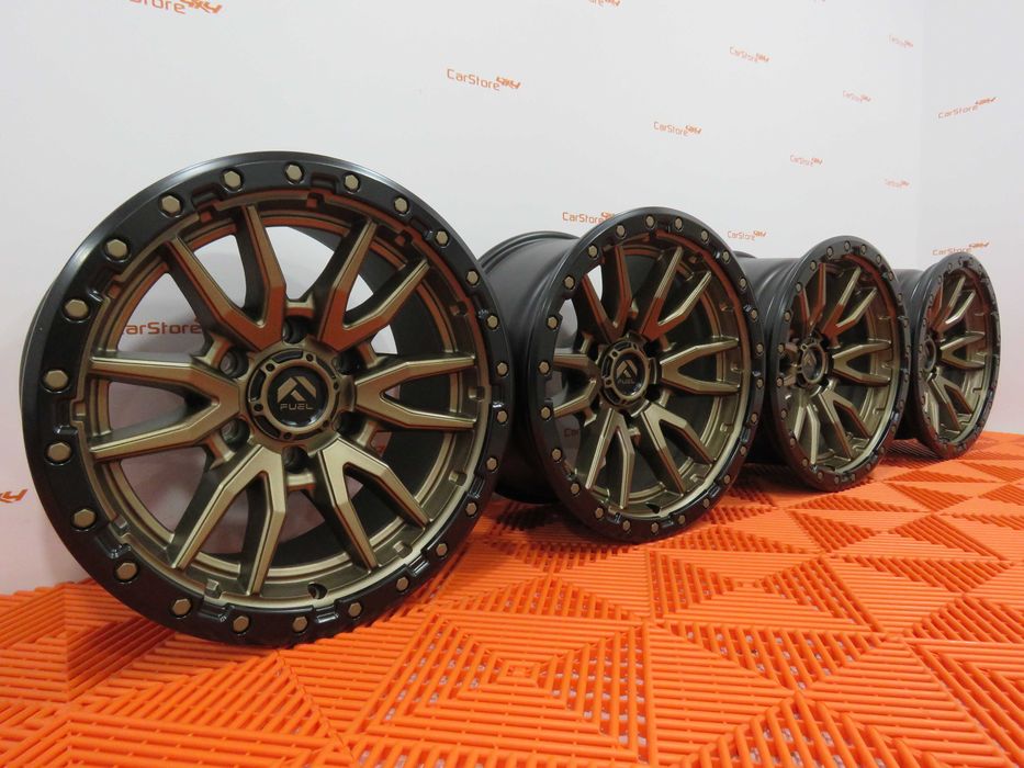 Jantes Fuel Rebel 17 x 9j et -12 6x139.7 106.1 Look Beadlock