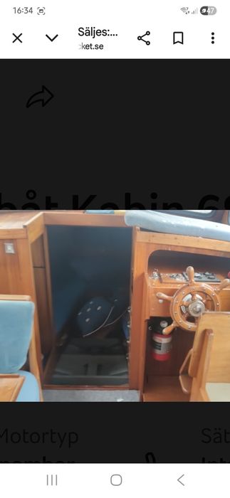 Piękny jacht motorowy+ volvo penta+przyczepa  czytaj opis