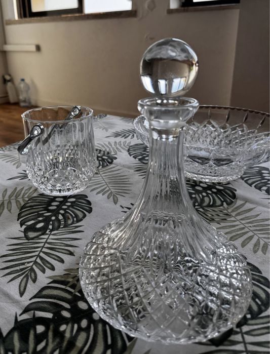 3 peças de Cristal