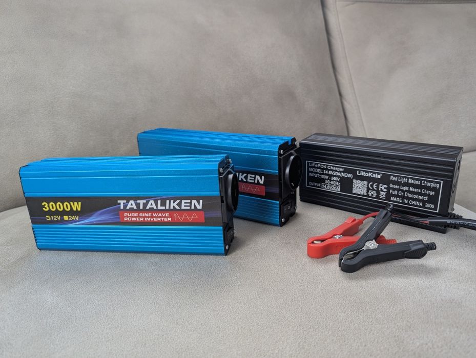 Інвертор Tataliken 1600w чистий синус євророзетка