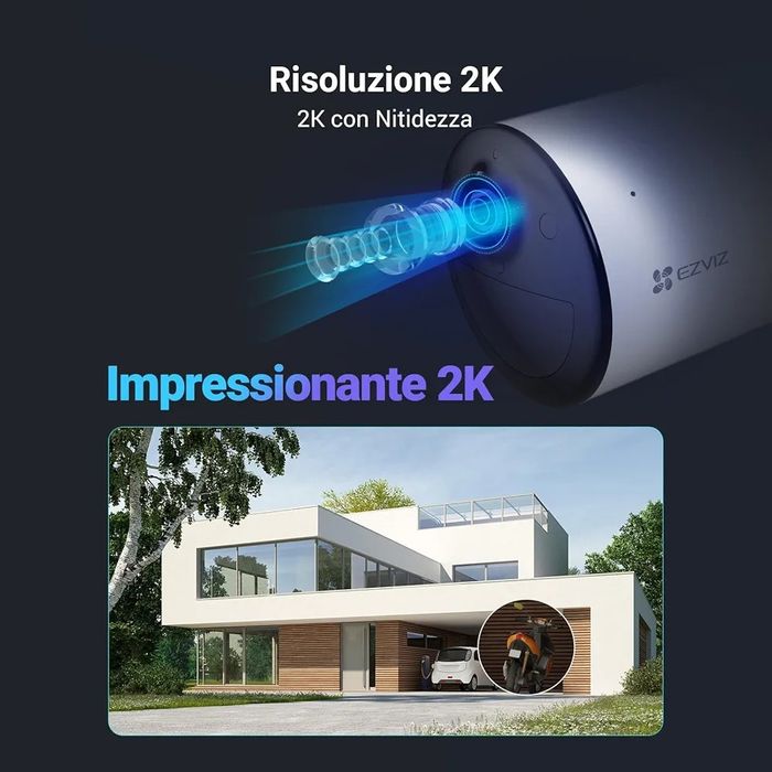 Kamera Ezviz CB3 AOV 1080p z panelem solarnym 5200 mAh microSD