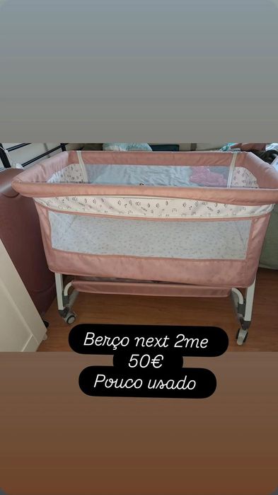 Berço de bebe pouco usado.