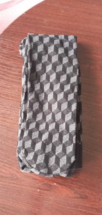 Rajstopy nr 40 wzór kratka, kryjące.