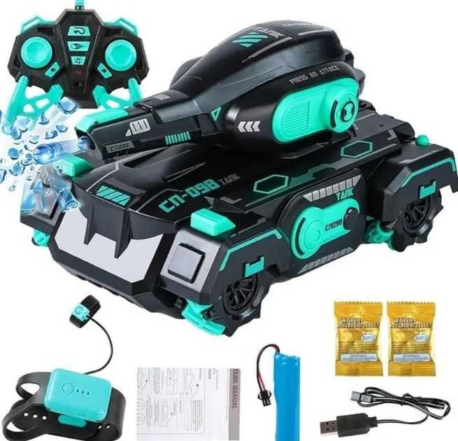 Танк на радиоуправлении с пультом и браслетом