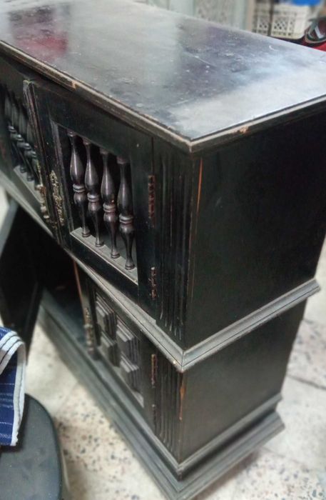 Móvel aparador ou de TV, sala, Preto, antigo