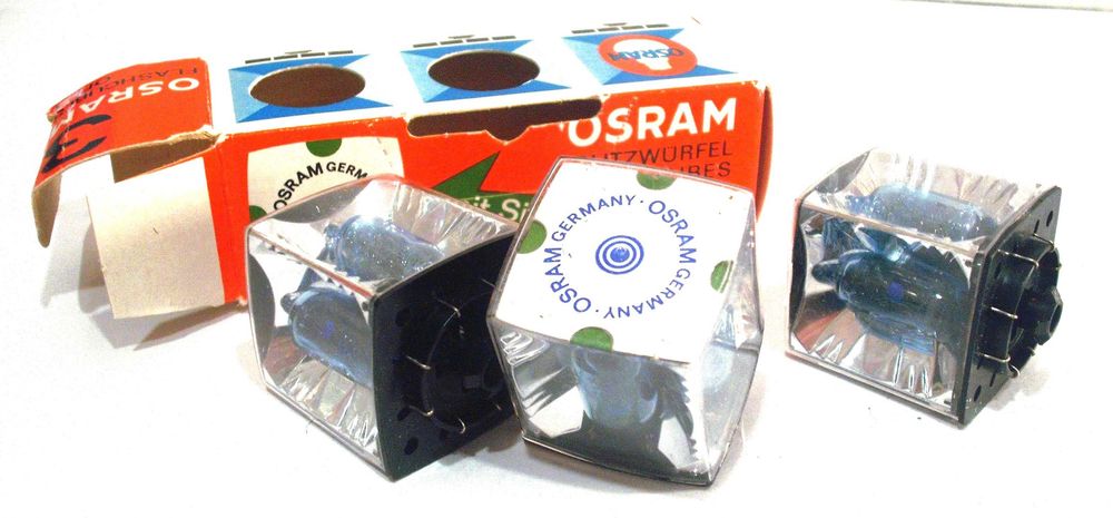 Osram - flash antigos para fotografia