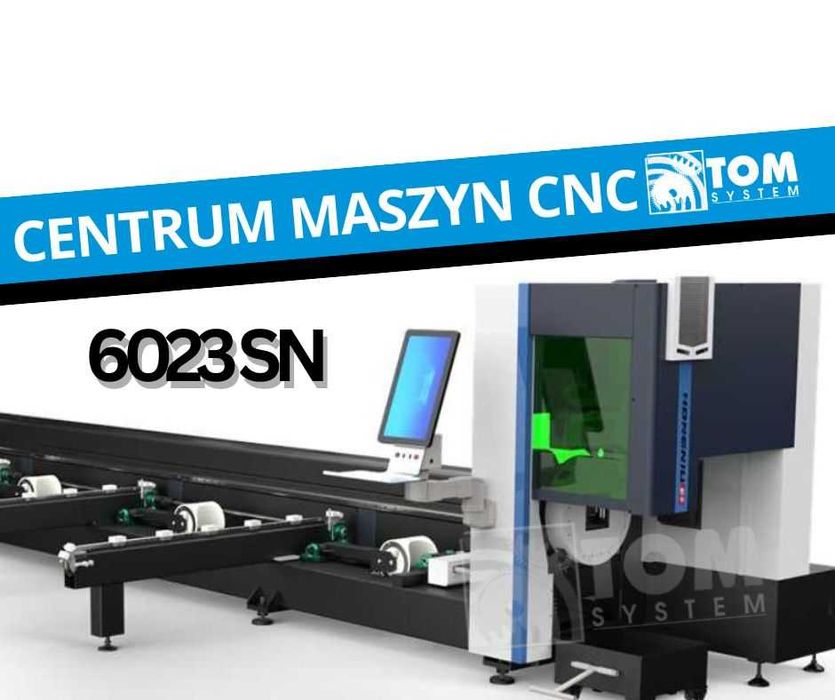 Wycinarka laserowa do rur i profili 6023  3kW. Precyzyjna maszyna CNC