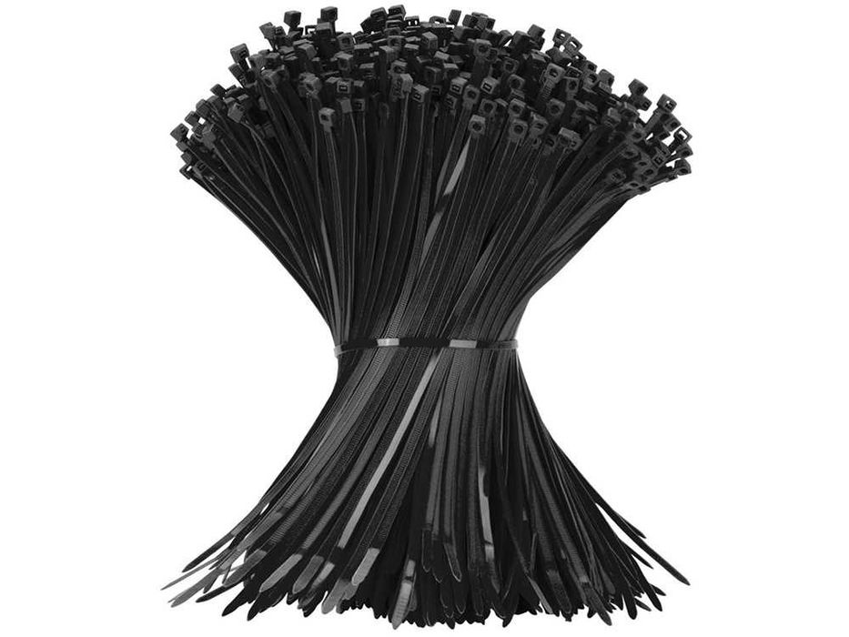 Opaski zaciskowe trytytki 2,5x100mm 100 szt czarne opaska kablowa