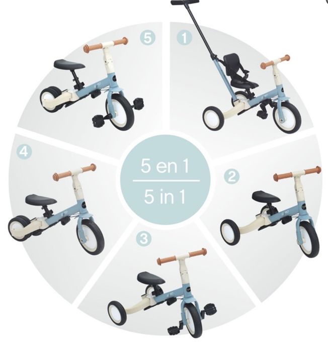 Olmitos gyro bicicleta crianca adaptavel