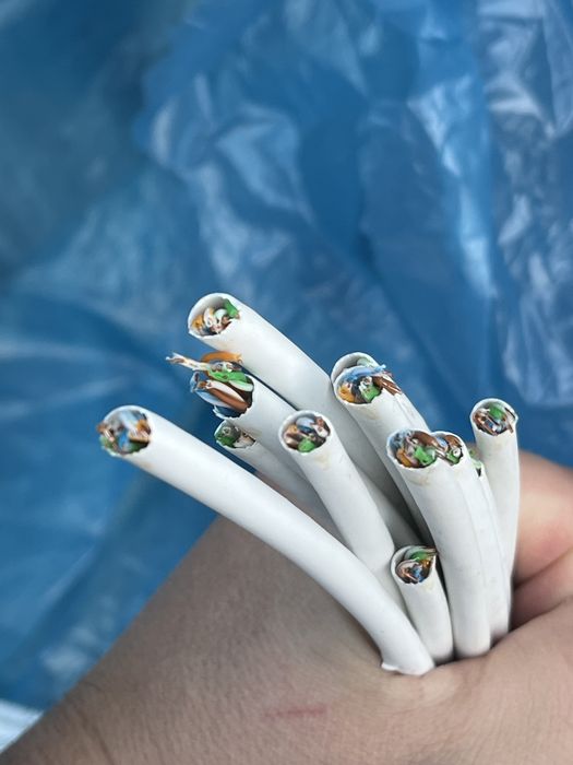 Кабель UTP 8 жил, витая пара категория 5e/6.cat 5e/6.