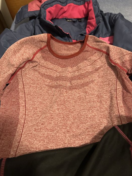 kurtka narciarska, bielizna termiczna bluza 158/164