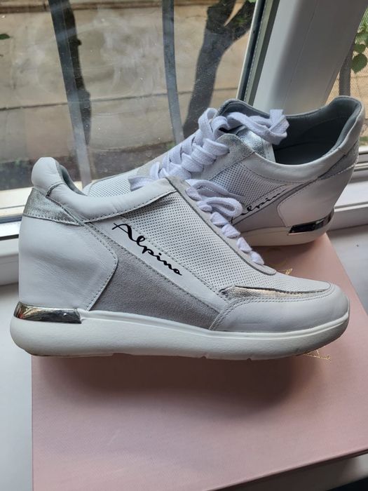 Кросівки ALPINO,шкіра/замша, дихаюча мембрана, 37р.-24см‼️ТУРЕЧЧИНА