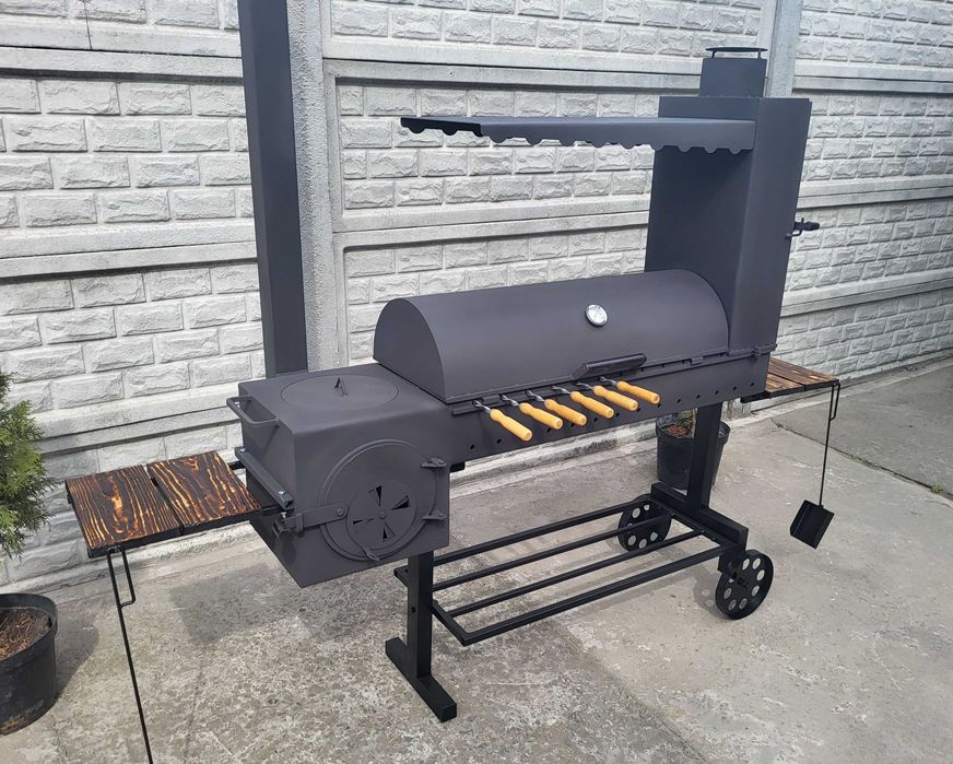 4мм! ОТ ЗАВОДА! Усиленный Мангал Коптильня Барбекю, Печь под Казан