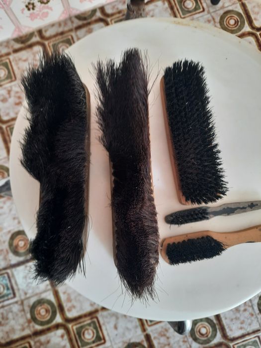 Conjunto de Escovas para engraxar sapatos