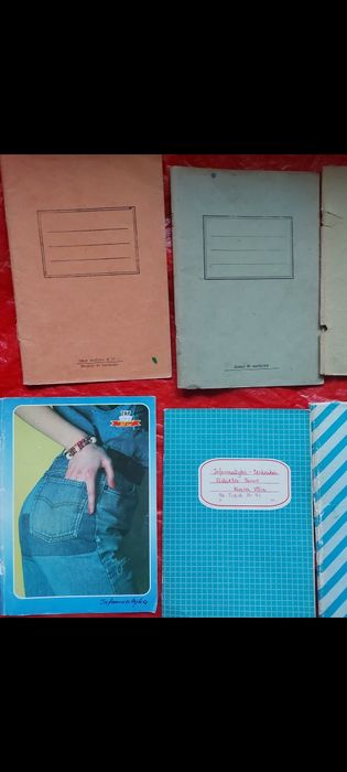 Stare okładki od zeszytów 6 sztuk