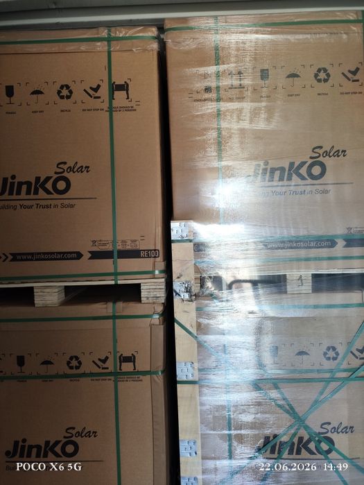 Сонячна панель Jinko Solar JKM590N-72HL4-V-BDV N-Type Bifacial 590Watt