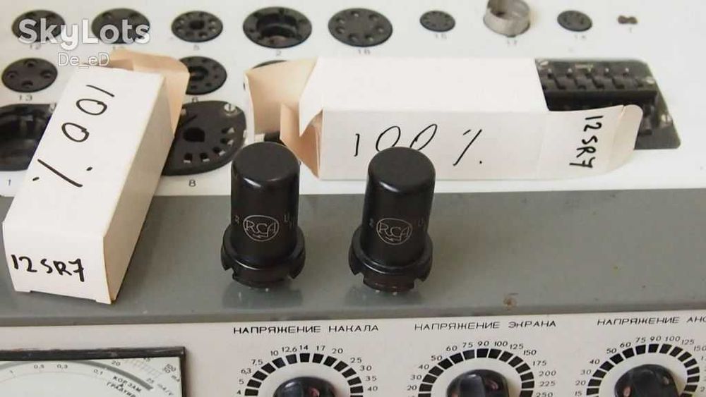 Радиолампа 12SR7 RCA