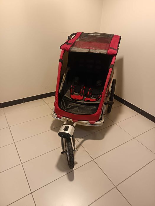 Przyczepka rowerowa wózek 2 miejsca weehoo