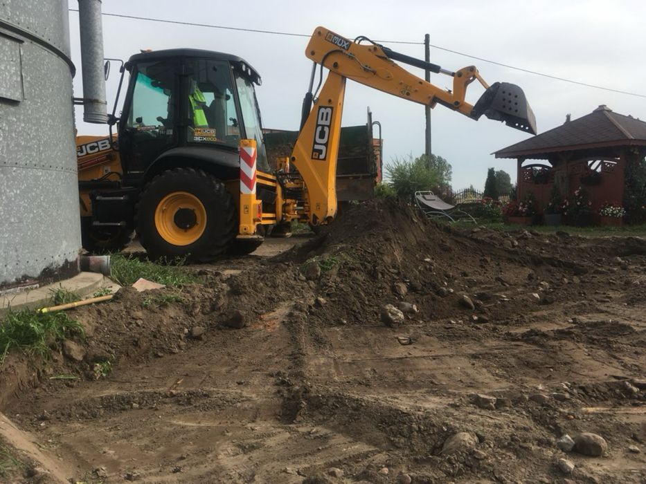 Usługi koparko-ładowarką