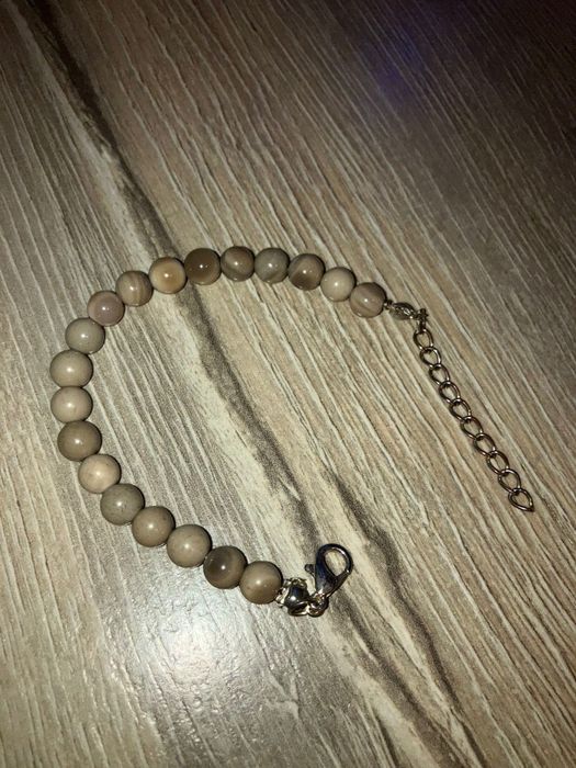 Piękna bransoletka Kamień Pasiasty Polski