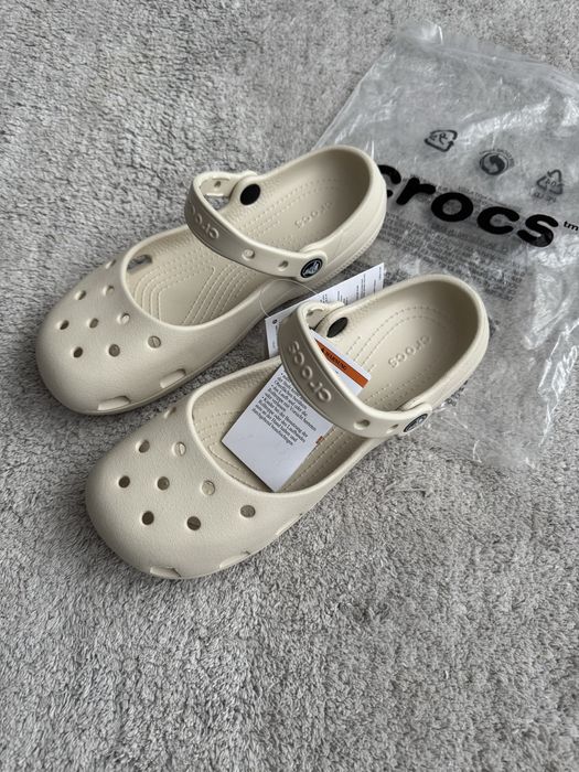 Жіночі балетки Crocs Classic Ballet Bone m5 w7 37р 23.5см