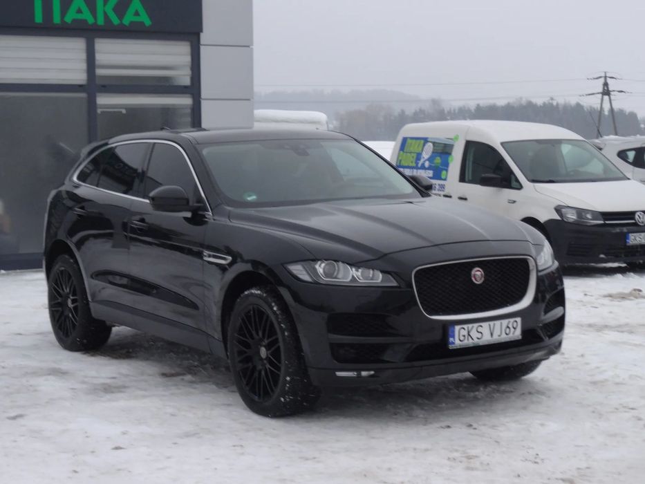 Jaguar F-Pace 3.0D 300KM Automat Led Skóra Navi Bezwypadkowy Zarejestrowany