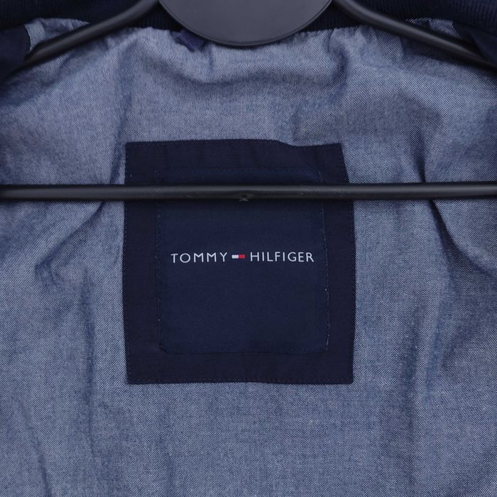 Męska Kurtka Bawełniana Przejściowa Granatowa Tommy Hilfiger |R. S
