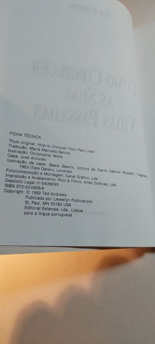 Como Conhecer as suas Vidas Passadas - Ted Andrews