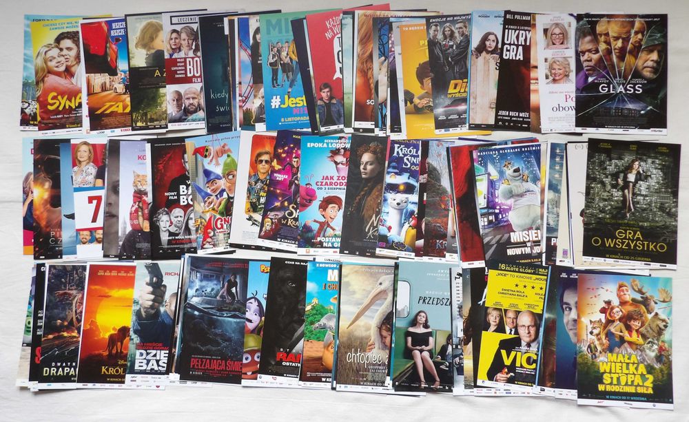 Ulotki filmowe 579 sztuk
