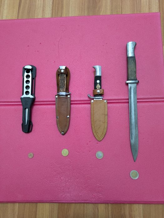 Faças escuteiros, caça, anos 58